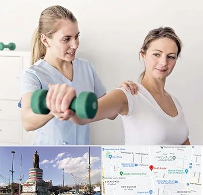 فیزیوتراپی کتف در کارگر جنوبی