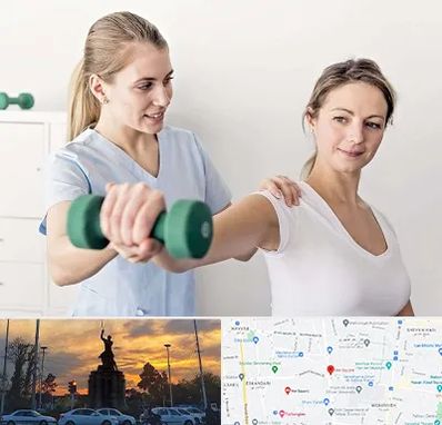 فیزیوتراپی کتف در میدان حر