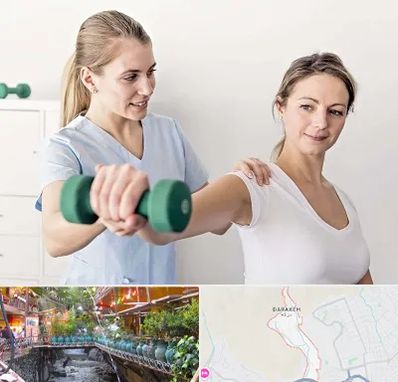 فیزیوتراپی کتف در درکه