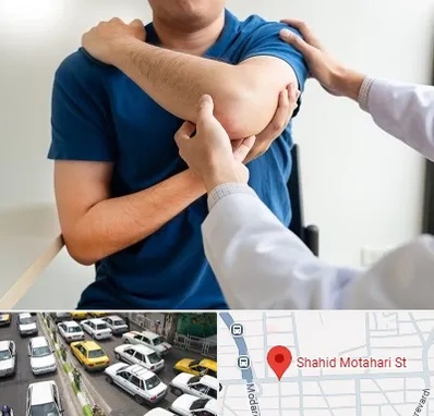 فیزیوتراپی شانه در مطهری تهران