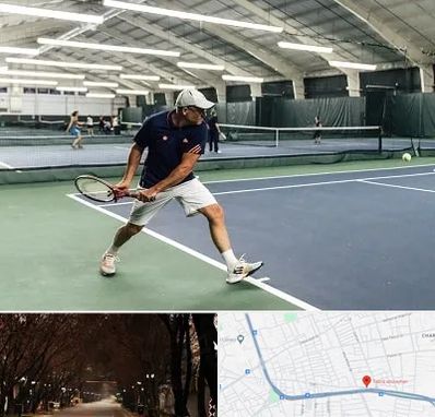 باشگاه تنیس در ابوریحان تبریز