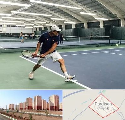 باشگاه تنیس در پردیسان قم