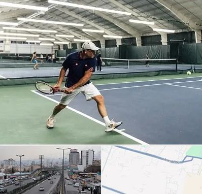 باشگاه تنیس در بلوار ارتش