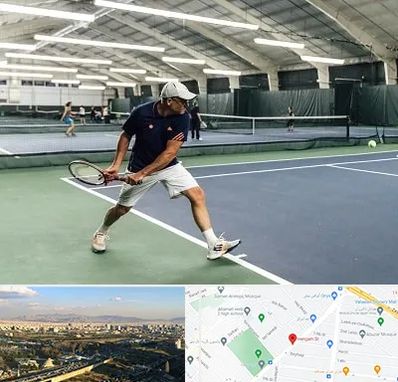 باشگاه تنیس در هنگام