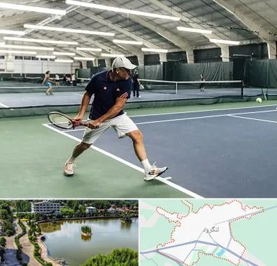 باشگاه تنیس در لنگرود