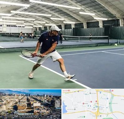 باشگاه تنیس در شهرک راه آهن