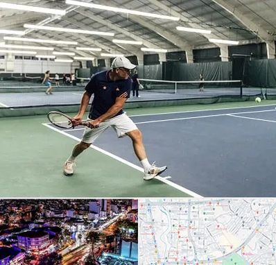 باشگاه تنیس در منظریه رشت