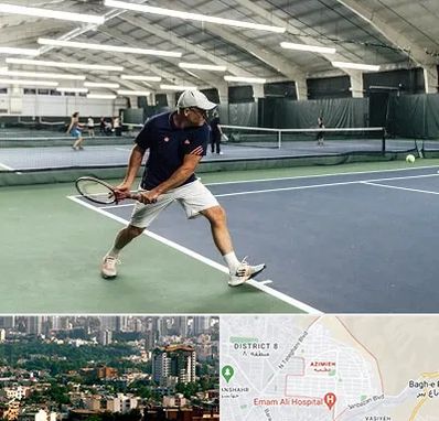 باشگاه تنیس در عظیمیه کرج