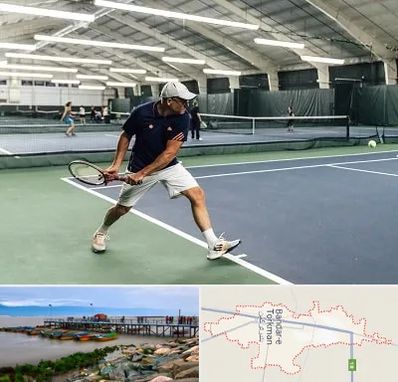 باشگاه تنیس در بندر ترکمن