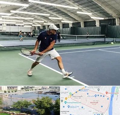 باشگاه تنیس در گلستان اهواز
