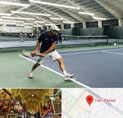 باشگاه تنیس در بازار وکیل شیراز