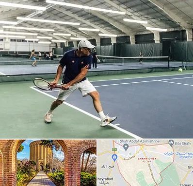 باشگاه تنیس در شهر ری