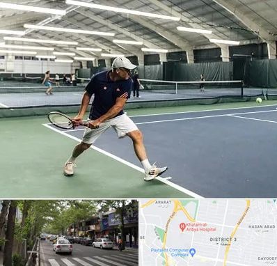 باشگاه تنیس در ظفر