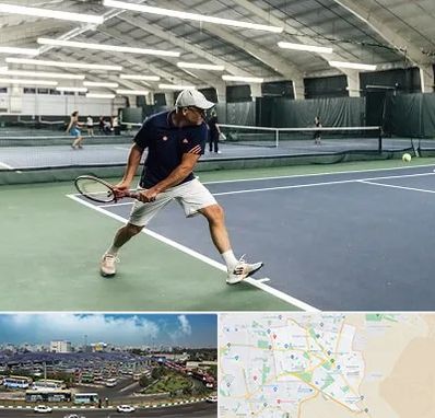 باشگاه تنیس در منطقه 15 تهران