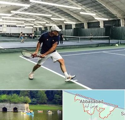 باشگاه تنیس در عباس آباد