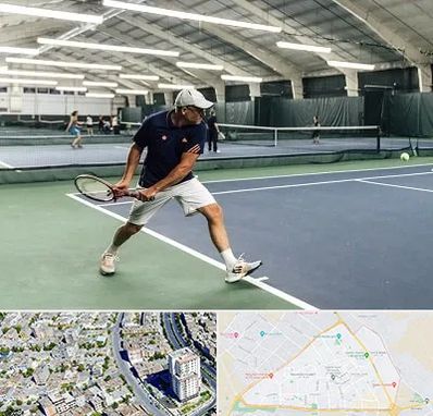 باشگاه تنیس در قاسم آباد مشهد