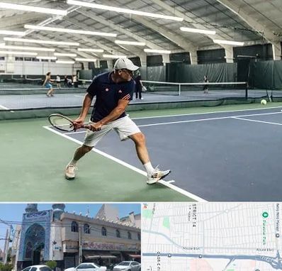 باشگاه تنیس در بلوار ابوذر