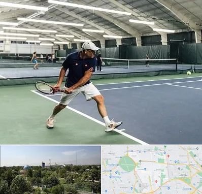 باشگاه تنیس در منطقه 16 تهران