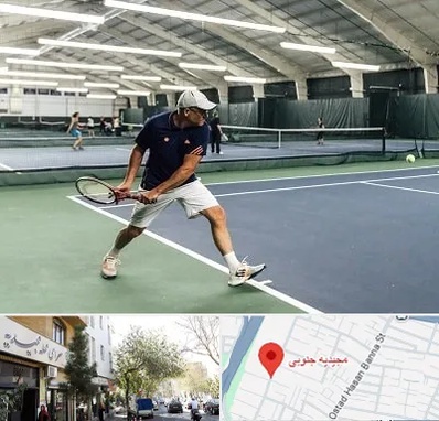 باشگاه تنیس در مجیدیه جنوبی