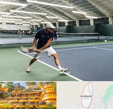 باشگاه تنیس در دربند