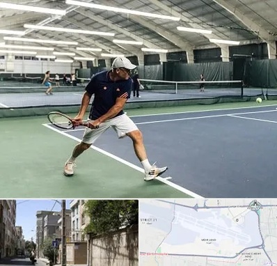 باشگاه تنیس در مهرآباد