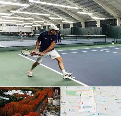 باشگاه تنیس در منطقه 6 تهران