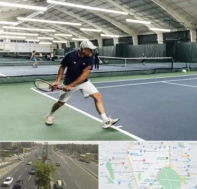 باشگاه تنیس در منطقه 17 تهران