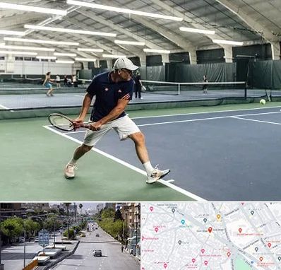 باشگاه تنیس در خیابان زند شیراز