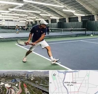 باشگاه تنیس در عباس آباد تهران