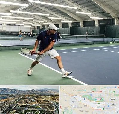 باشگاه تنیس در منطقه 21 تهران