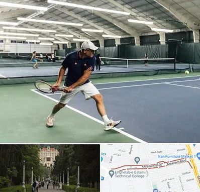 باشگاه تنیس در بلوار معلم رشت