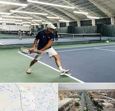 باشگاه تنیس در حصارک کرج