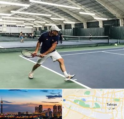 باشگاه تنیس در غرب تهران