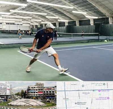 باشگاه تنیس در مرکز تهران