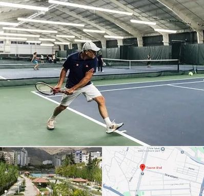 باشگاه تنیس در بلوار تعاون