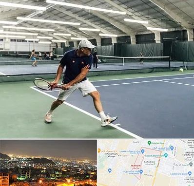 باشگاه تنیس در مارلیک کرج