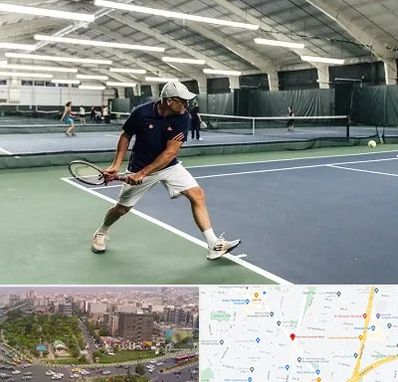 باشگاه تنیس در آیت الله کاشانی