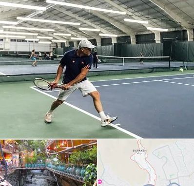 باشگاه تنیس در درکه