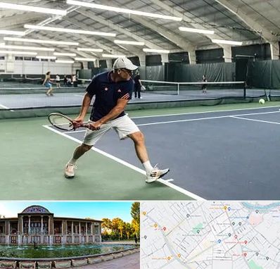 باشگاه تنیس در عفیف آباد شیراز