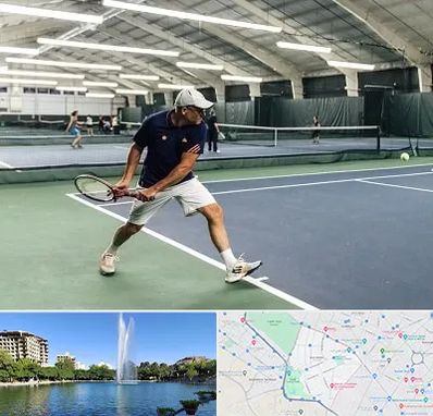 باشگاه تنیس در کوهسنگی مشهد