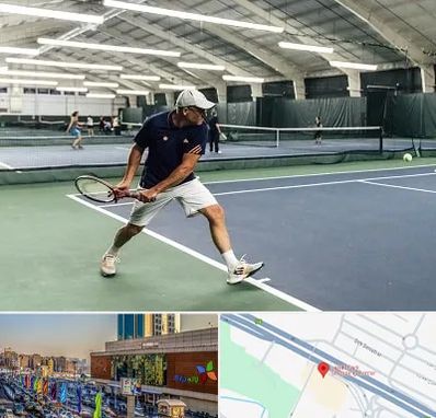 باشگاه تنیس در لاله پارک تبریز