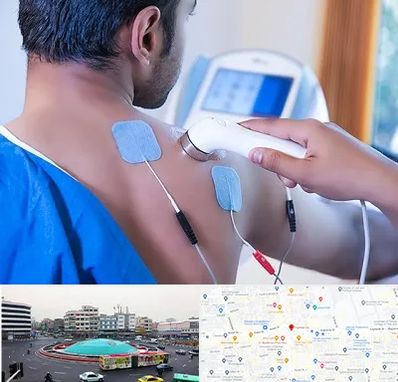 متخصص الکتروتراپی در میدان انقلاب