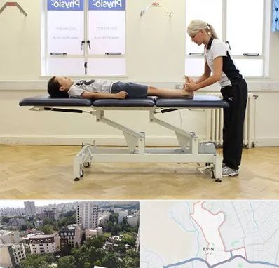فیزیوتراپی پا در اوین