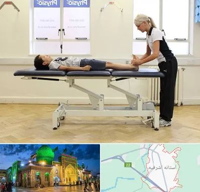 فیزیوتراپی پا در آستانه اشرفیه