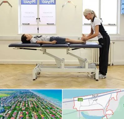 فیزیوتراپی پا در نور