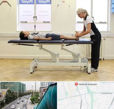 فیزیوتراپی پا در بلوار فرحزادی