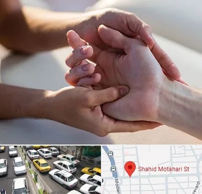 فیزیوتراپی دست در مطهری تهران