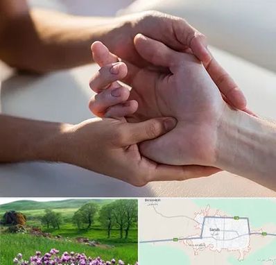 فیزیوتراپی دست در سراب