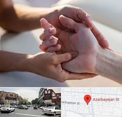 فیزیوتراپی دست در خیابان آذربایجان