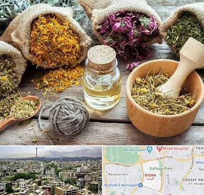 داروخانه طب سنتی در گیشا 